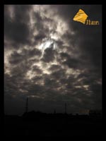 Cloudy sunset