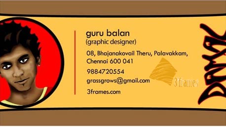 Guru Visiting Card Design