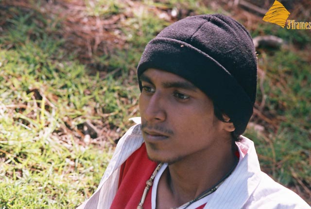 Guru with a monkey cap
